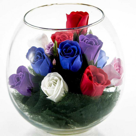 Rosas de Jabón Multicolor
